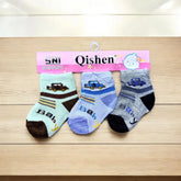 3-pack kids cotton socks soft and comfortable