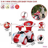 Kids Stroller Riding Car Plastic Toy with Lights Music