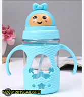 Kids Feeder Silicone Straw Drinking Set