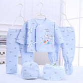 Baby Set Snail Print Cotton 5-Piece