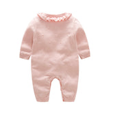 Baby Ruffled Bombs Jumpsuit Red Pink Set