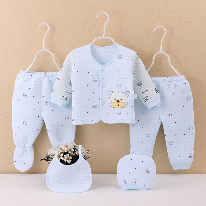Baby bear hooded padded jumpsuit white cotton velvet